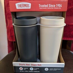 Thermos Stainless Steel 18 oz Travel Tumbler, 2-pack